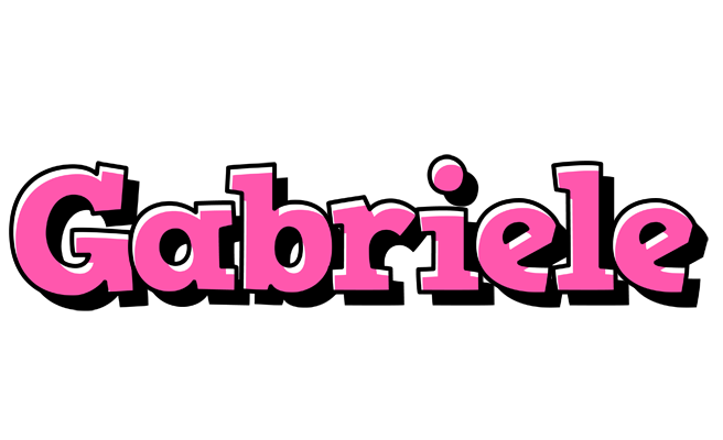 Gabriele girlish logo