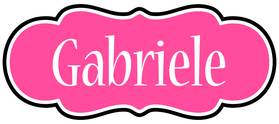 Gabriele invitation logo