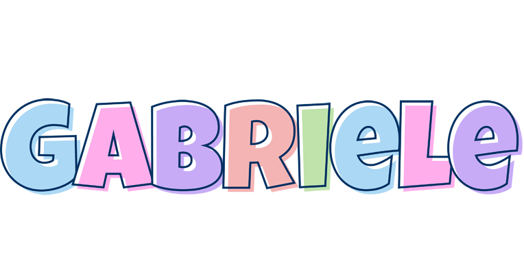 Gabriele pastel logo