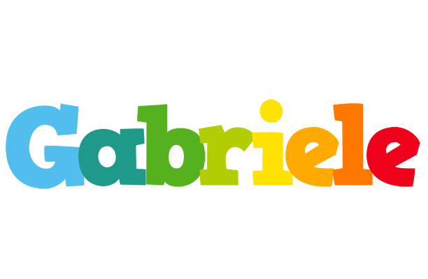 Gabriele rainbows logo