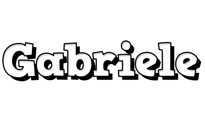 Gabriele snowing logo
