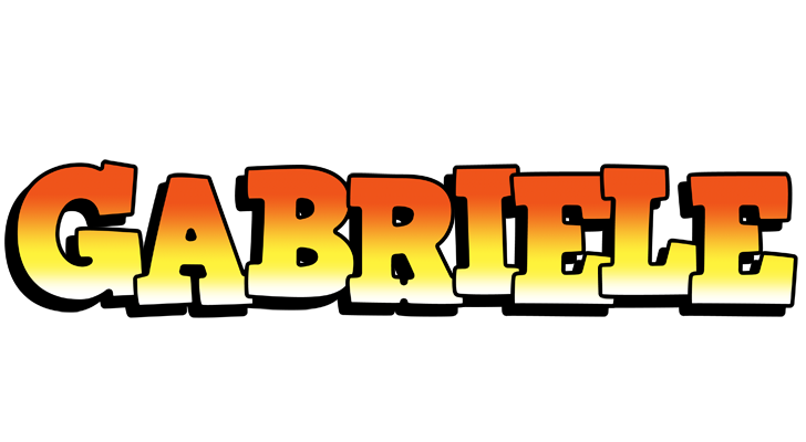 Gabriele sunset logo