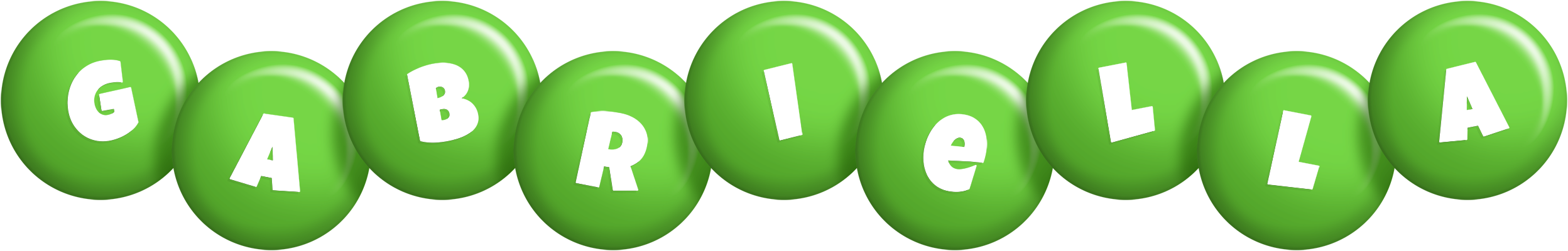 Gabriella candy-green logo
