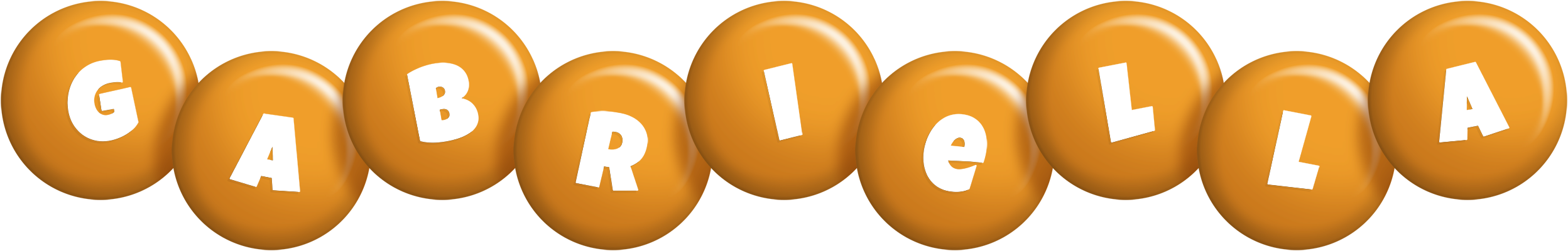 Gabriella candy-orange logo