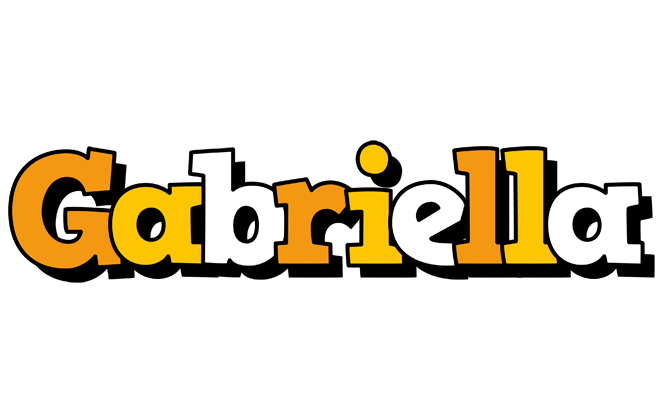 Gabriella cartoon logo