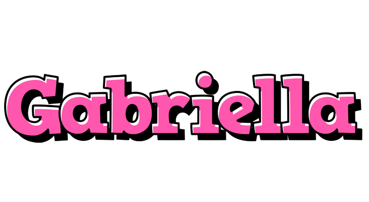 Gabriella girlish logo