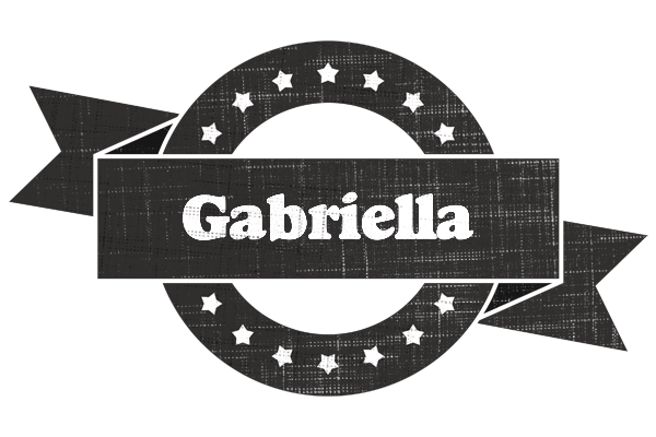 Gabriella grunge logo