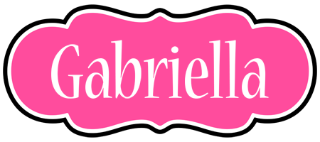 Gabriella invitation logo