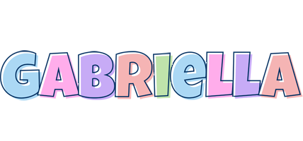 Gabriella pastel logo