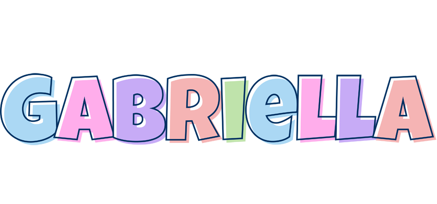 Gabriella pastel logo