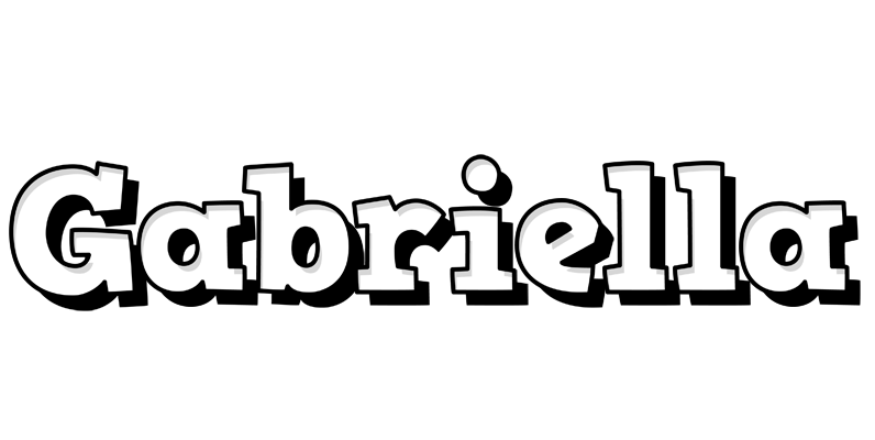 Gabriella snowing logo