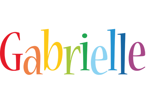 Gabrielle birthday logo