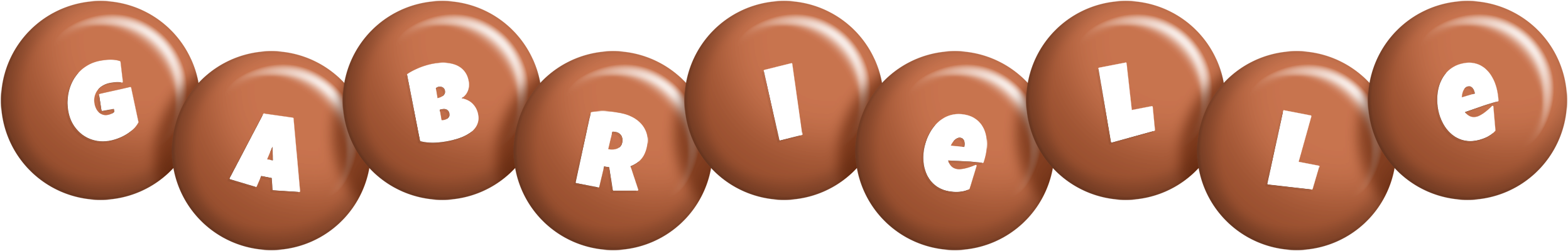 Gabrielle candy-brown logo