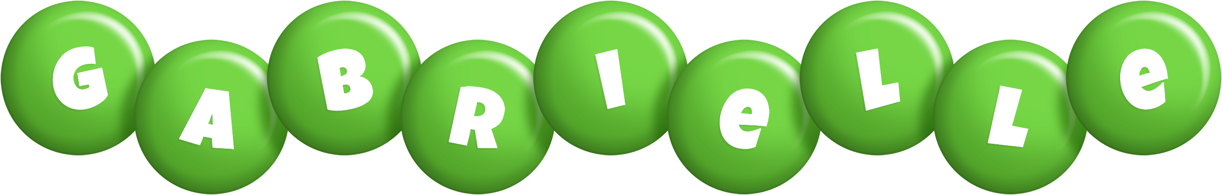 Gabrielle candy-green logo
