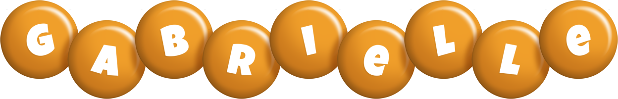 Gabrielle candy-orange logo