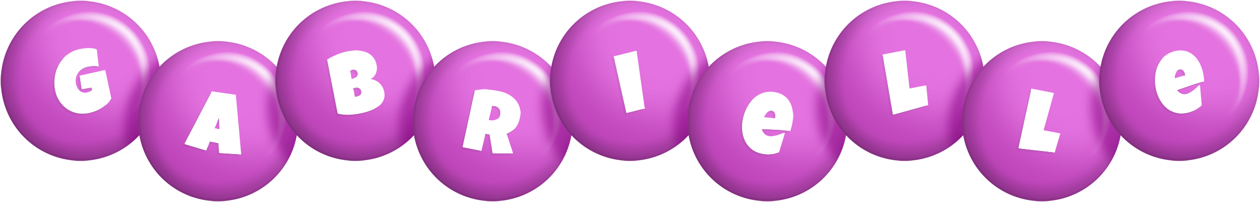 Gabrielle candy-purple logo