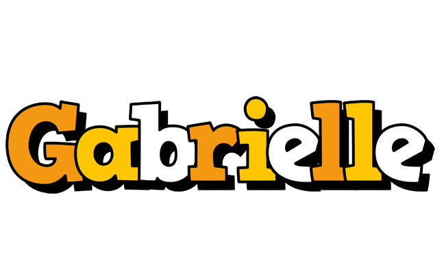 Gabrielle cartoon logo