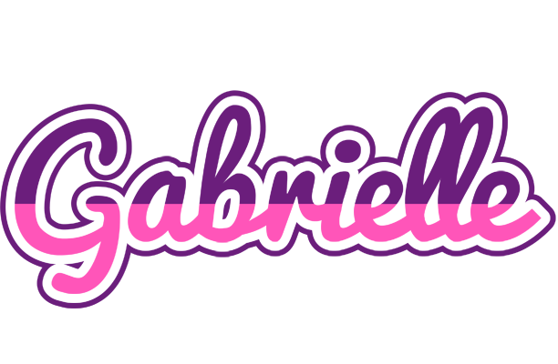 Gabrielle cheerful logo