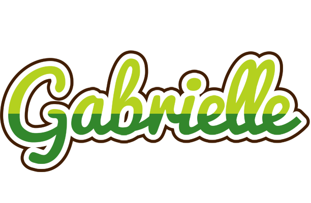 Gabrielle golfing logo