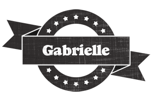 Gabrielle grunge logo