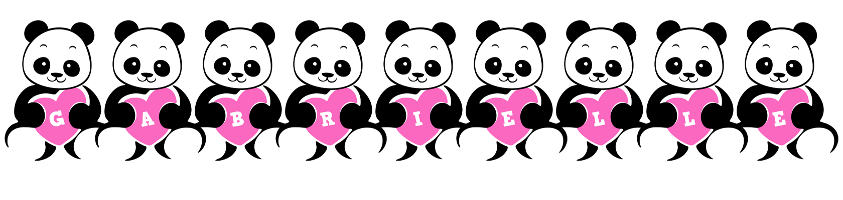 Gabrielle love-panda logo