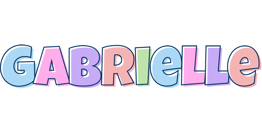Gabrielle pastel logo