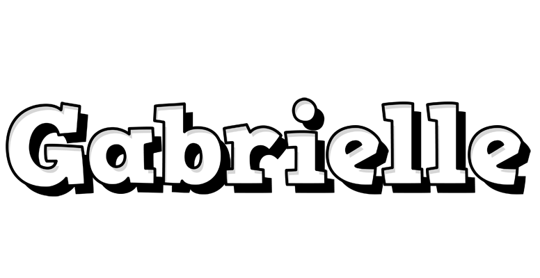 Gabrielle snowing logo