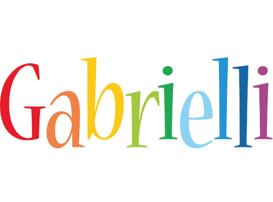 Gabrielli birthday logo