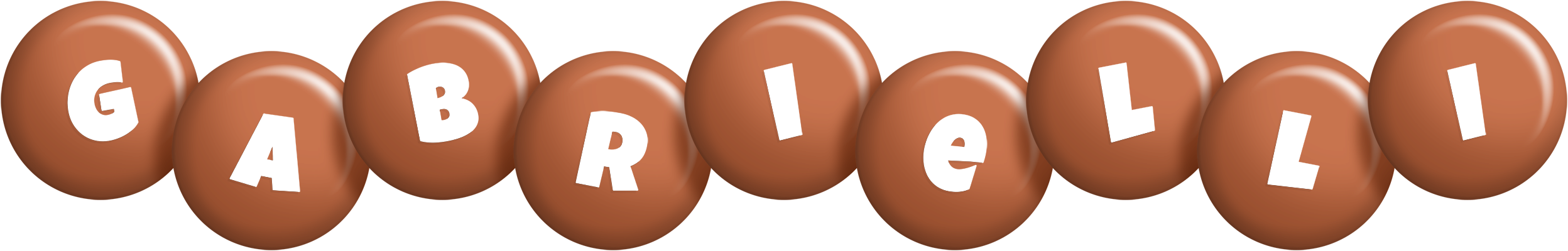 Gabrielli candy-brown logo