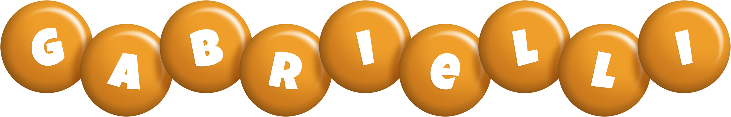 Gabrielli candy-orange logo