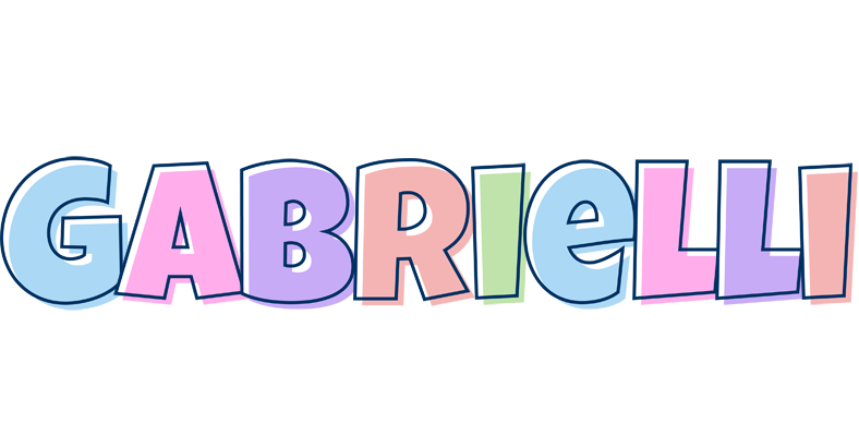 Gabrielli pastel logo