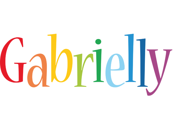 Gabrielly birthday logo