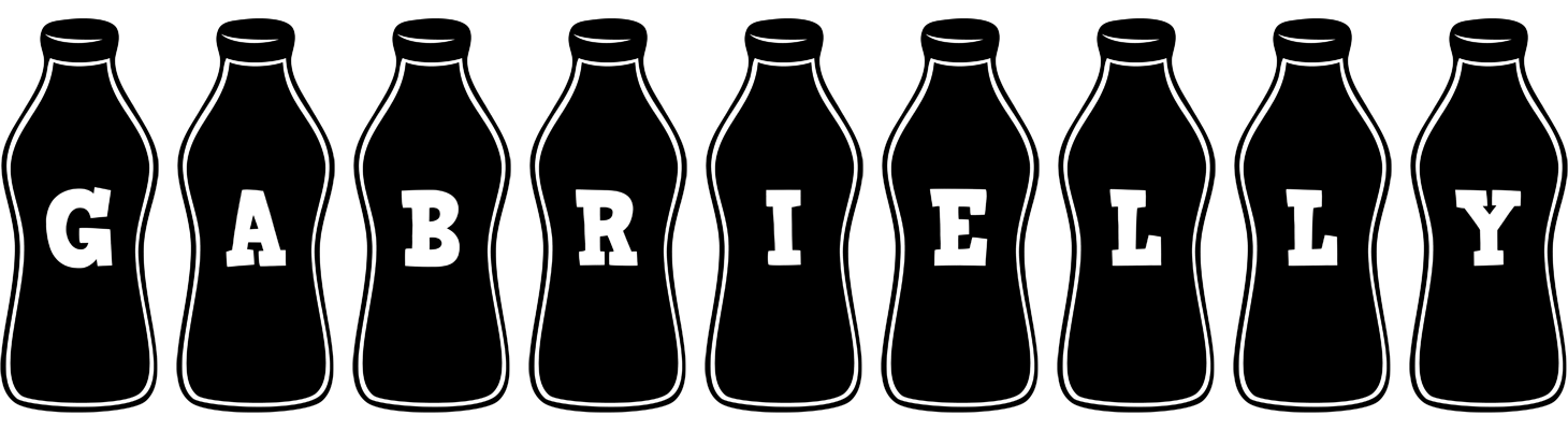 Gabrielly bottle logo