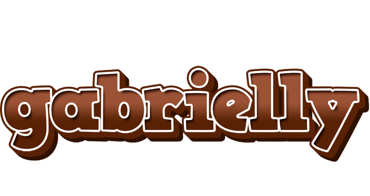 Gabrielly brownie logo