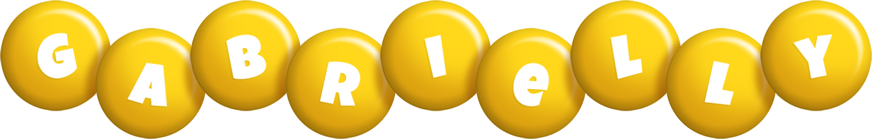 Gabrielly candy-yellow logo
