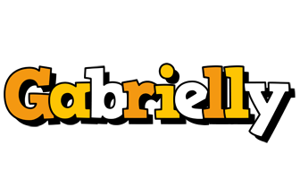 Gabrielly cartoon logo