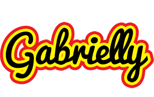 Gabrielly flaming logo
