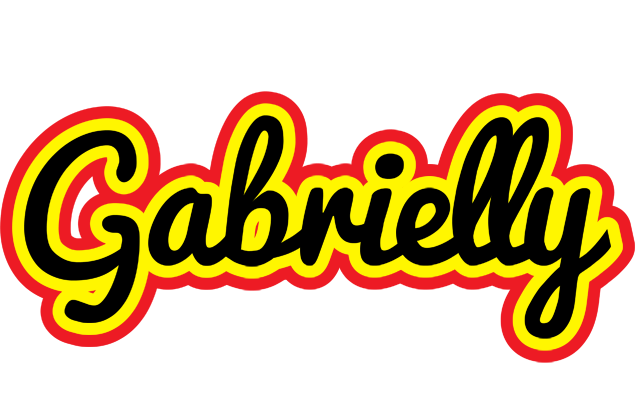 Gabrielly flaming logo