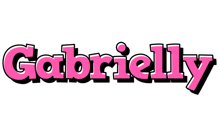 Gabrielly girlish logo