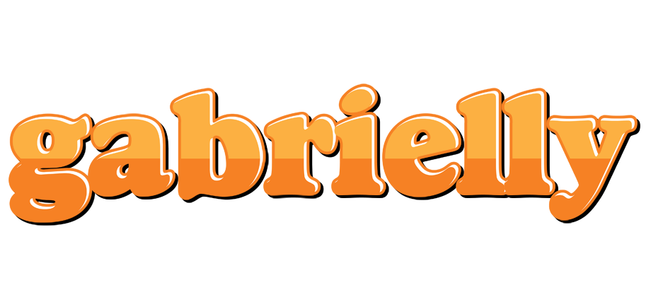 Gabrielly orange logo