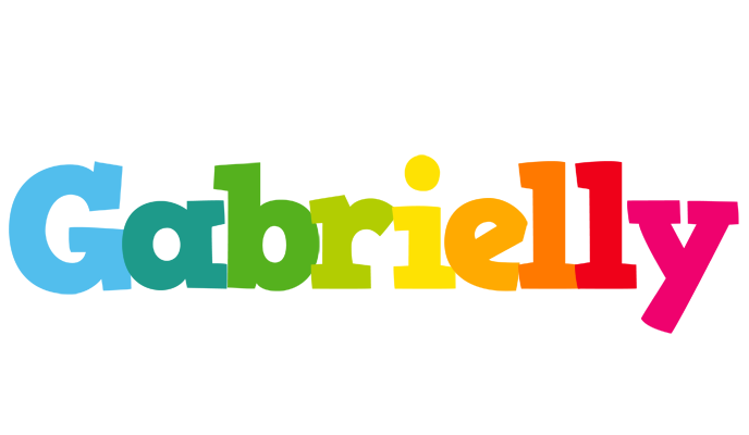 Gabrielly rainbows logo