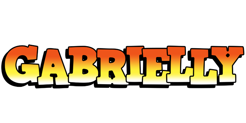 Gabrielly sunset logo