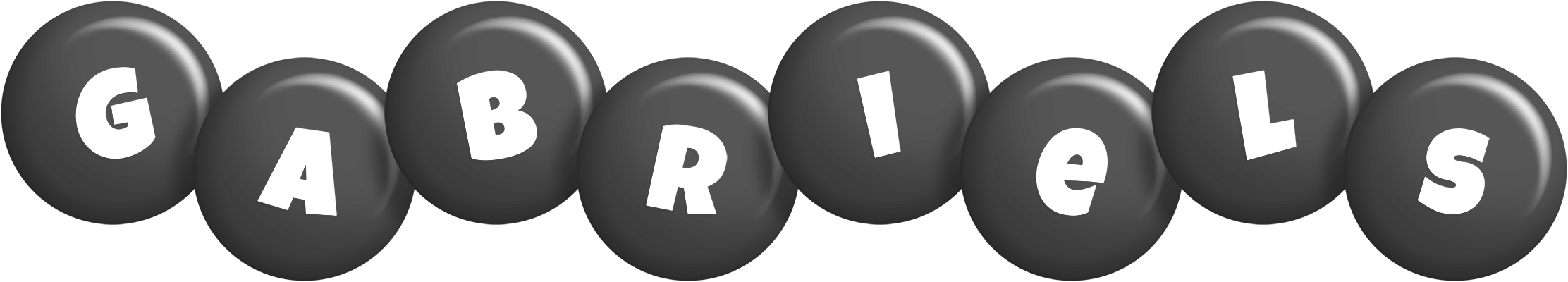 Gabriels candy-black logo