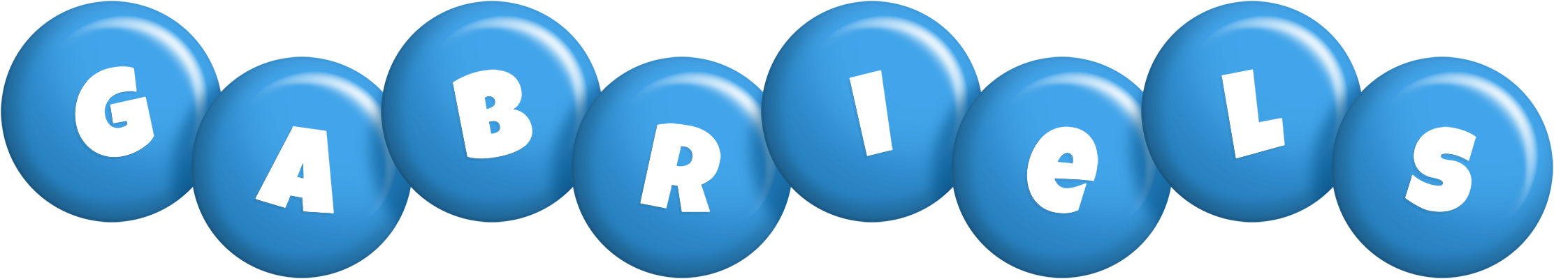 Gabriels candy-blue logo