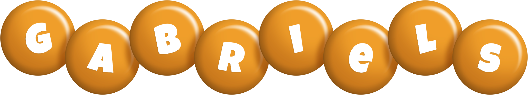 Gabriels candy-orange logo