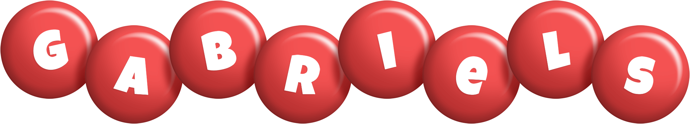 Gabriels candy-red logo