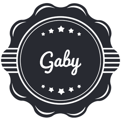 Gaby badge logo