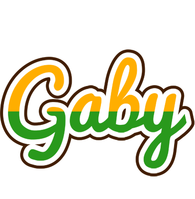 Gaby banana logo