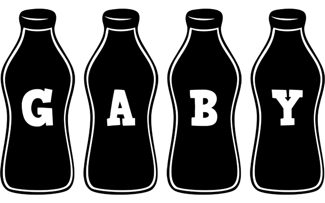 Gaby bottle logo