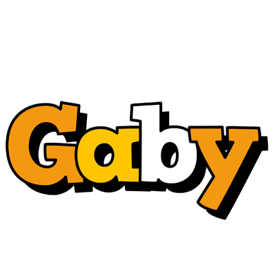 Gaby cartoon logo